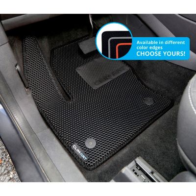 Image showing  Custom Fit Floor Mats for Ford Escape 13-19, Honeycomb Dirtproof & Waterproof Technology, All-Weather