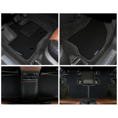 CLIM ART Custom Fit Floor Mats for Ford Explorer 11-14, Honeycomb Dirtproof & Waterproof Technology, All-Weather
