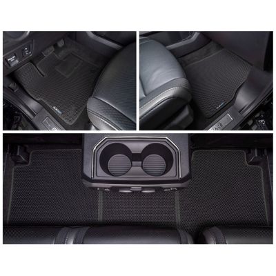 CLIM ART Custom Fit Floor Mats for Ford F150 15-21 SuperCab, Honeycomb Dirtproof & Waterproof Technology, All-Weather