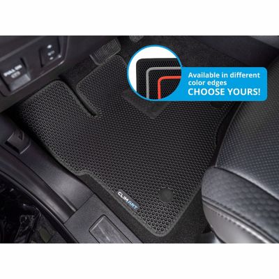 Image showing  Custom Fit Floor Mats for Ford F150 15-21 SuperCab, Honeycomb Dirtproof & Waterproof Technology, All-Weather