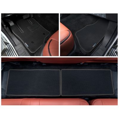 CLIM ART Custom Fit Floor Mats for Ford F250 12-16 SuperCrew, Honeycomb Dirtproof & Waterproof Technology, All-Weather