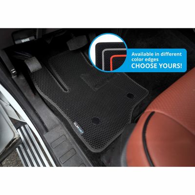Image showing  Custom Fit Floor Mats for Ford F250 12-16 SuperCrew, Honeycomb Dirtproof & Waterproof Technology, All-Weather
