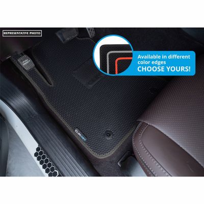 Image showing  Custom Fit Floor Mats for Ford Mustang 15-23, Honeycomb Dirtproof & Waterproof Technology, All-Weather