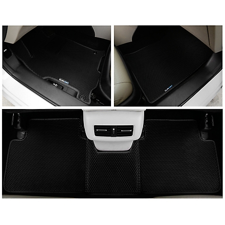 CLIM ART Custom Fit Floor Mats for Honda Accord 13-17, Honeycomb Dirtproof & Waterproof Technology, All-Weather