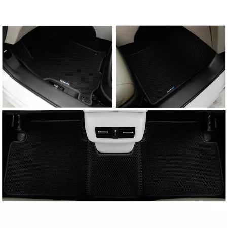 CLIM ART Custom Floor Mats for Honda Accord 13-17 Honeycomb Technology Anti-Dirt and Waterproof All Weather Floor Mats & Cargo Liners