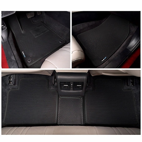 CLIM ART Custom Fit Floor Mats for Honda Accord 18-22, Honeycomb Dirtproof & Waterproof Technology, All-Weather