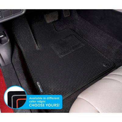 Image showing  Custom Fit Floor Mats for Honda Accord 18-22, Honeycomb Dirtproof & Waterproof Technology, All-Weather