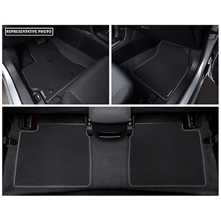 CLIM ART Custom Fit Floor Mats for Hyundai Kona 18-23, Honeycomb Dirtproof & Waterproof Technology, All-Weather