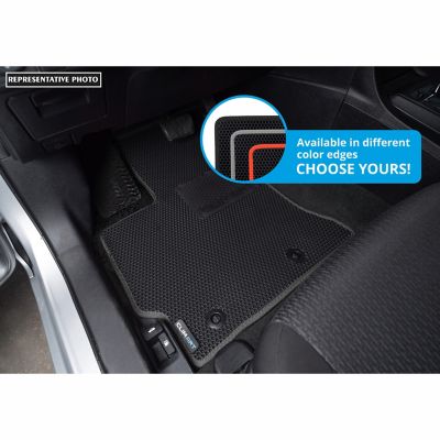 Image showing  Custom Fit Floor Mats for Hyundai Kona 18-23, Honeycomb Dirtproof & Waterproof Technology, All-Weather