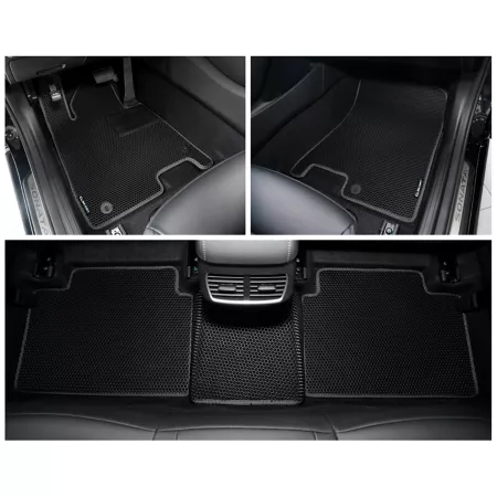 CLIM ART Custom Floor Mats for Hyundai Sonata 20-23 Honeycomb Technology Anti-Dirt and Waterproof All Weather Floor Mats & Cargo Liners