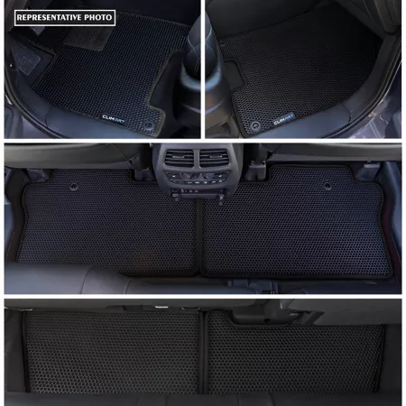 CLIM ART Custom Floor Mats for Honda Odyssey 18-23 Honeycomb Technology Anti-Dirt and Waterproof All Season Floor Mats & Cargo Liners