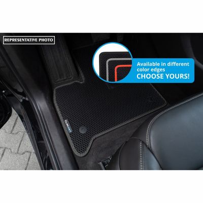 Image showing  Custom Fit Floor Mats for Hyundai Palisade 20-23, Honeycomb Dirtproof & Waterproof Technology, All-Weather