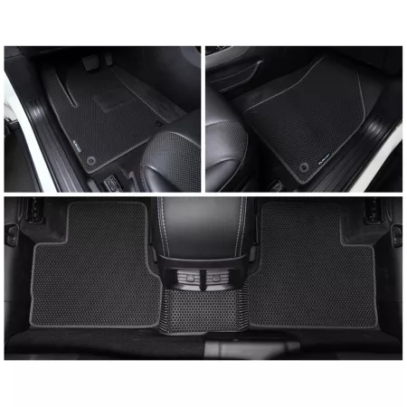 CLIM ART Custom Floor Mats for Jeep Cherokee 19-23 Honeycomb Technology Anti-Dirt and Waterproof All Weather Floor Mats & Cargo Liners