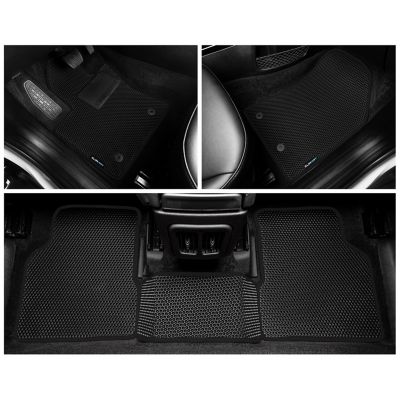 CLIM ART Custom Fit Floor Mats for Jeep Compass 17-23, Honeycomb Dirtproof & Waterproof Technology, All-Weather