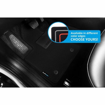 Image showing  Custom Fit Floor Mats for Jeep Compass 17-23, Honeycomb Dirtproof & Waterproof Technology, All-Weather