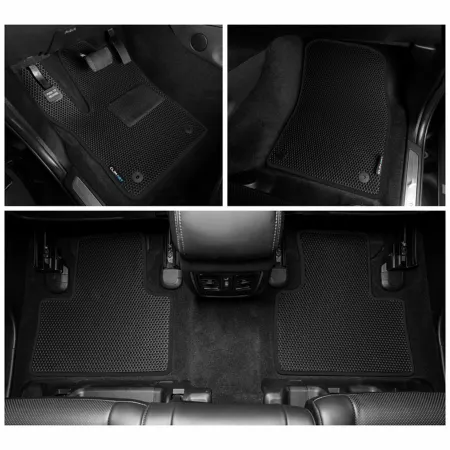 CLIM ART Custom Floor Mats for Jeep Grand Cherokee 16-21 Honeycomb Technology Anti-Dirt and Waterproof All Weather Floor Mats & Cargo Liners