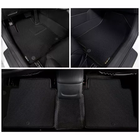 CLIM ART Custom Floor Mats for Kia Optima 16-20 Honeycomb Technology Anti-Dirt and Waterproof All Season Floor Mats & Cargo Liners