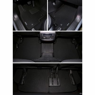 CLIM ART Custom Fit Floor Mats for Mazda CX-9 16-on, Honeycomb Dirtproof & Waterproof Technology, All-Weather
