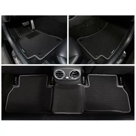 CLIM ART custom floor mats for Mercedes C 15-23 anti-dirt and waterproof honeycomb technology all seasons Floor Mats & Cargo Liners