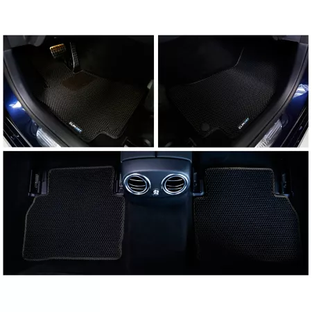 CLIM ART Custom floor mats for Mercedes E-Class 17-22 anti-dirt and waterproof honeycomb technology all seasons Floor Mats & Cargo Liners