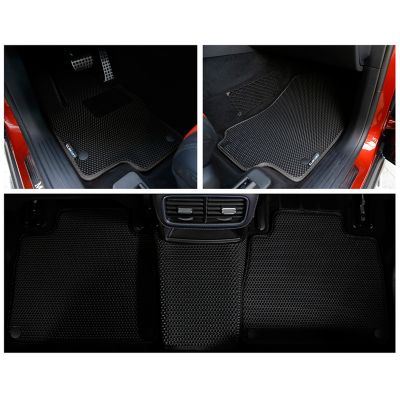 CLIM ART Custom Fit Floor Mats for Mercedes GLE 20-23, Honeycomb Dirtproof & Waterproof Technology, All-Weather