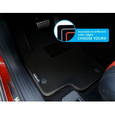 Image showing  Custom Fit Floor Mats for Mercedes GLE 20-23, Honeycomb Dirtproof & Waterproof Technology, All-Weather