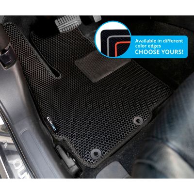 Image showing  Custom Fit Floor Mats for Mitsubishi Outlander 14-21, Honeycomb Dirtproof & Waterproof Technology, All-Weather