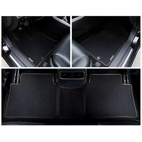 CLIM ART Custom Fit Floor Mats for Nissan Altima 13-15, Honeycomb Dirtproof & Waterproof Technology, All-Weather