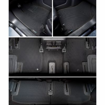 CLIM ART Custom Fit Floor Mats for Nissan Pathfinder 13-21, Honeycomb Dirtproof & Waterproof Technology, All-Weather