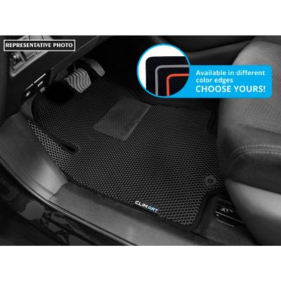 Image showing  Custom Fit Floor Mats for Nissan Rogue Sport 17-23, Honeycomb Dirtproof & Waterproof Technology, All-Weather