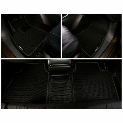 CLIM ART Custom Fit Floor Mats for Nissan Sentra 14-19 Sedan, Honeycomb Dirtproof & Waterproof Technology, All-Weather