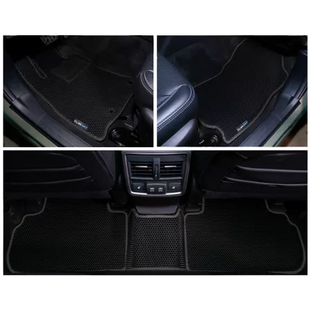 CLIM ART Custom Floor Mats for Subaru Forester 19-23 Honeycomb Technology Anti-Dirt and Waterproof All Weather Floor Mats & Cargo Liners