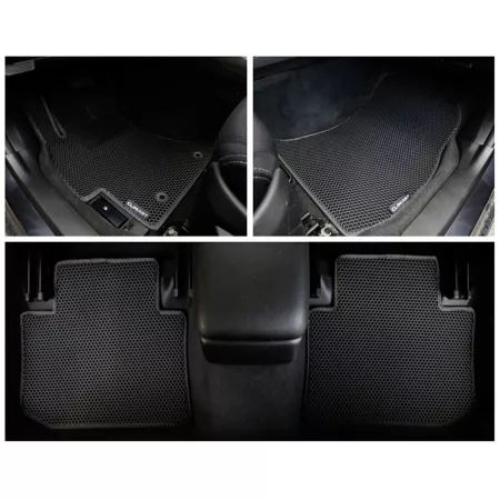 CLIM ART Custom Floor Mats for Subaru Impreza / Crosstrek 12-17 Honeycomb Technology Anti-Dirt and Waterproof All Season Floor Mats & Cargo Liners