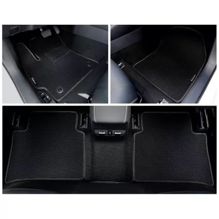 CLIM ART Custom Floor Mats for Subaru XV Crosstrek 18-23 Honeycomb Technology Anti-Dirt and Waterproof All Weather Floor Mats & Cargo Liners