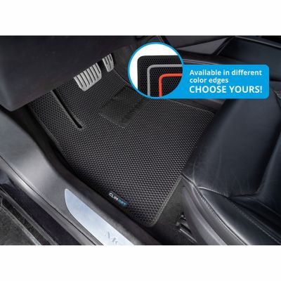 Image showing  Custom Fit Floor Mats for Tesla Model S 14-20, Honeycomb Dirtproof & Waterproof Technology, All-Weather