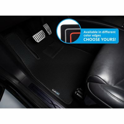 Image showing  Custom Fit Floor Mats for Tesla Model X 16-20, Honeycomb Dirtproof & Waterproof Technology, All-Weather