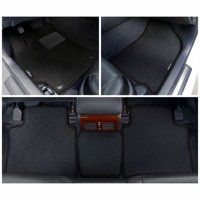 CLIM ART Custom Fit Floor Mats for Toyota Camry 15-17, Honeycomb Dirtproof & Waterproof Technology, All-Weather