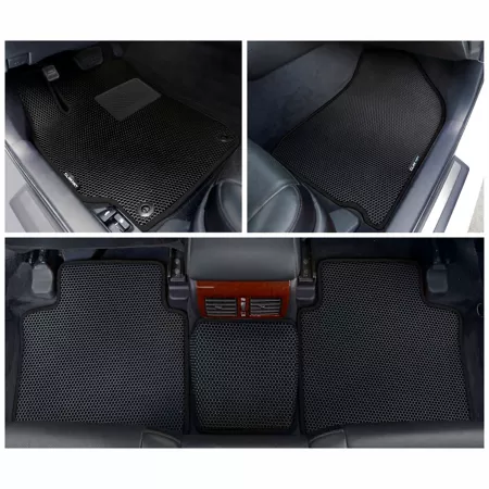 CLIM ART Custom Floor Mats for Toyota Camry 15-17 Honeycomb Technology Anti-Dirt and Waterproof All Weather Floor Mats & Cargo Liners