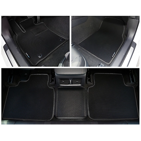 CLIM ART Custom Fit Floor Mats for Toyota Camry 18-23 Sedan, Honeycomb Dirtproof & Waterproof Technology, All-Weather