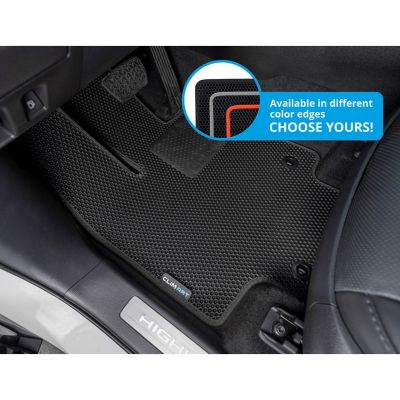 Image showing  Custom Fit Floor Mats for Toyota Highlander 20-23, Honeycomb Dirtproof & Waterproof Technology, All-Weather