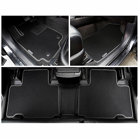 CLIM ART Custom Fit Floor Mats for Toyota RAV4 13-18, Honeycomb Dirtproof & Waterproof Technology, All-Weather