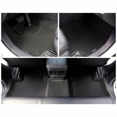 CLIM ART Custom Fit Floor Mats for Toyota RAV4 19-23, Honeycomb Dirtproof & Waterproof Technology, All-Weather