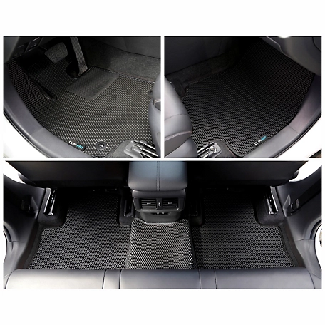 CLIM ART Custom Fit Floor Mats for Toyota RAV4 19-23, Honeycomb Dirtproof & Waterproof Technology, All-Weather