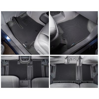 CLIM ART Custom Fit Floor Mats for Toyota Sienna 13-20, Honeycomb Dirtproof & Waterproof Technology, All-Weather