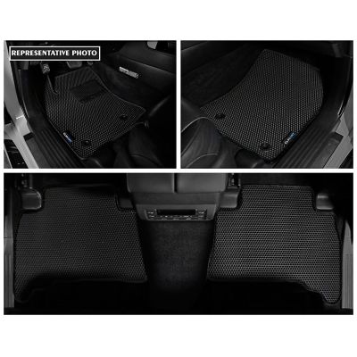 CLIM ART Custom Fit Floor Mats for Toyota Tacoma 18-23 Double Cab, Honeycomb Dirtproof & Waterproof Technology, All-Weather