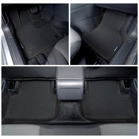 CLIM ART Custom Floor Mats for Volkswagen Jetta 19-23 Honeycomb Technology Anti-Dirt and Waterproof All Season Floor Mats & Cargo Liners