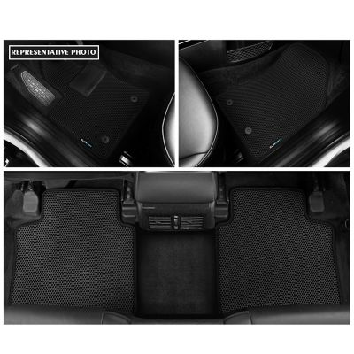 CLIM ART Custom Fit Floor Mats for Volkswagen Tiguan 18-21, Honeycomb Dirtproof & Waterproof Technology, All-Weather