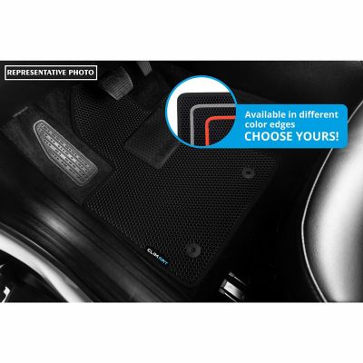 Image showing  Custom Fit Floor Mats for Volkswagen Tiguan 18-21, Honeycomb Dirtproof & Waterproof Technology, All-Weather