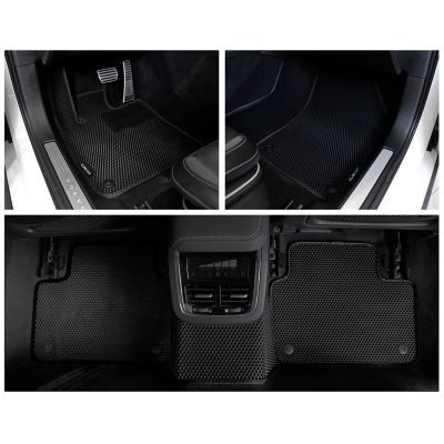 CLIM ART Custom Fit Floor Mats for Volvo S60 19-23, Honeycomb Dirtproof & Waterproof Technology, All-Weather