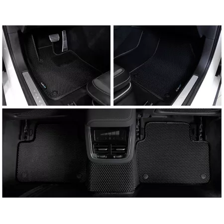 CLIM ART Custom Floor Mats for Volvo S60 19-23 Honeycomb Technology Anti-Dirt and Waterproof All Weather Floor Mats & Cargo Liners